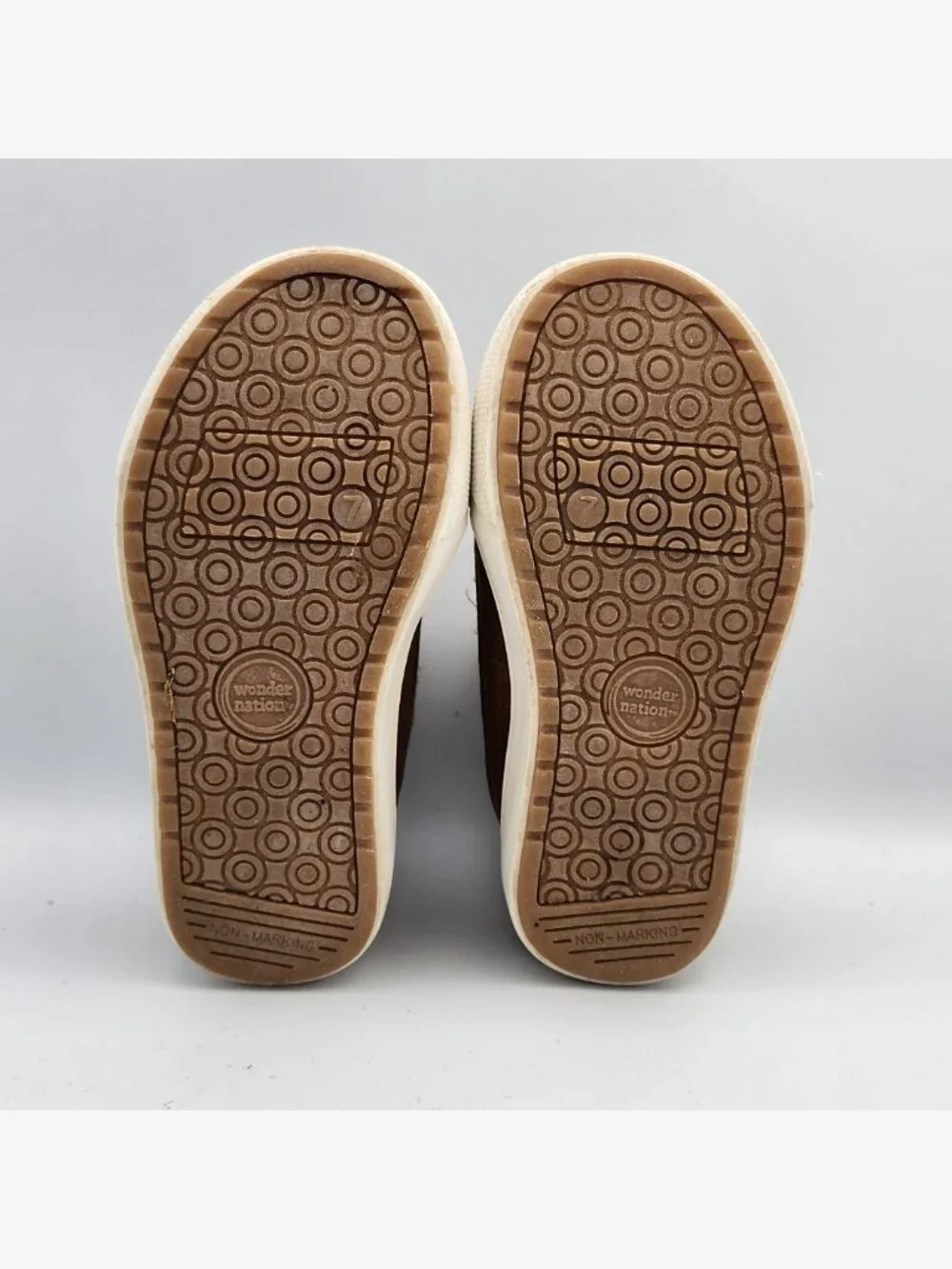 Brown Strap High-Top Lace-Up Boots | Kid's 7